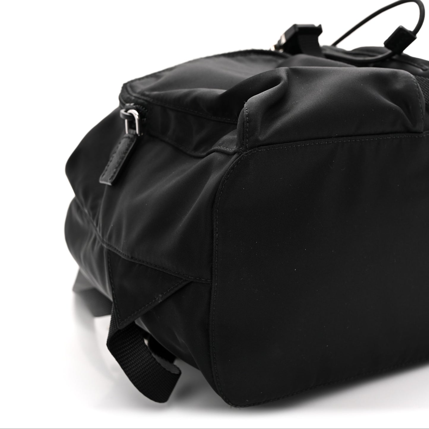 Tessuto Nylon Saffiano Vela Backpack Black