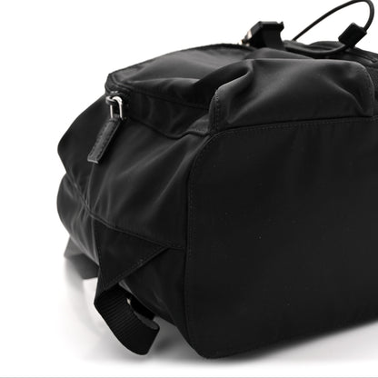 Prada Tessuto Nylon Saffiano Vela Backpack Black 9 of 11