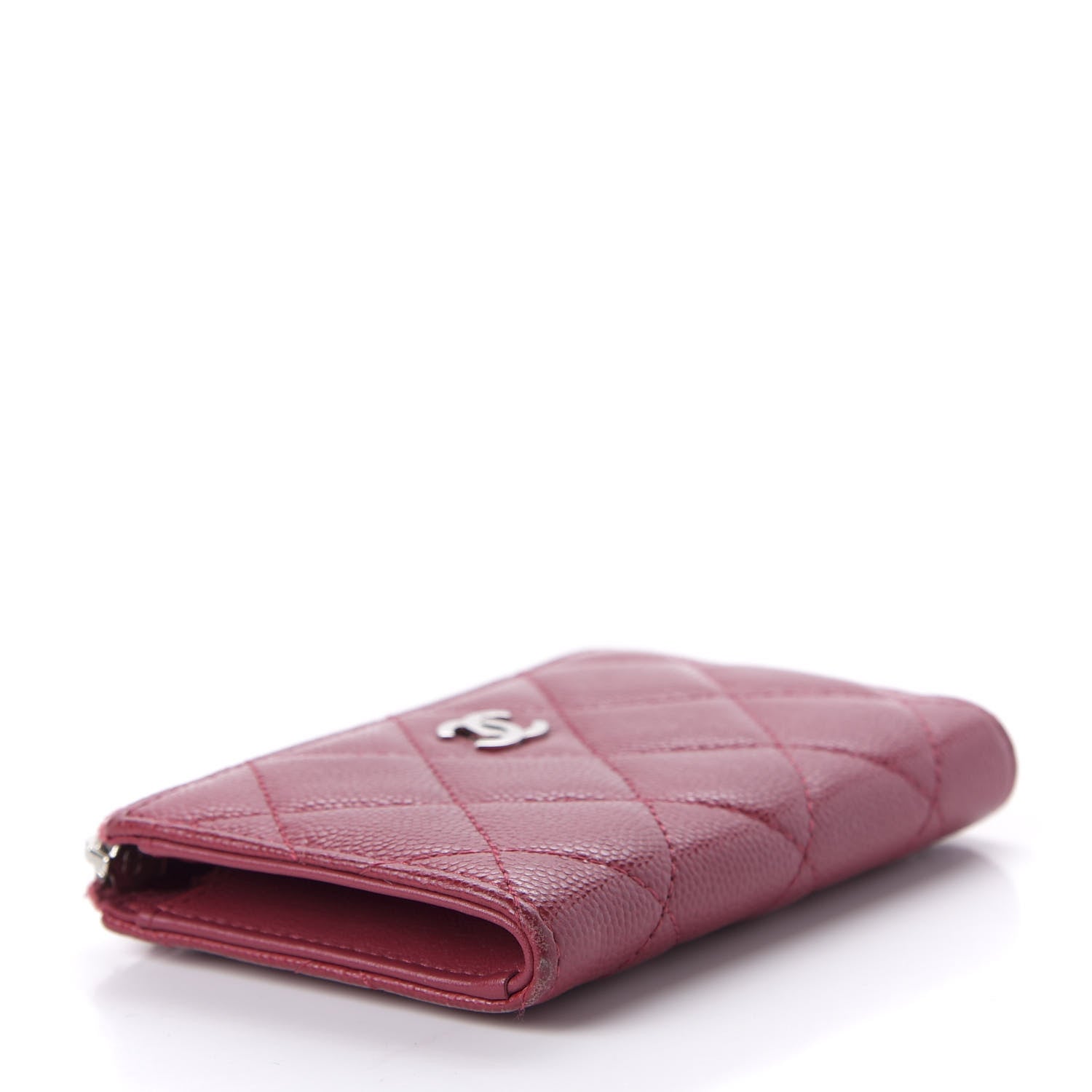 Chanel Caviar Quilted Key Holder Case Red 4 of 7