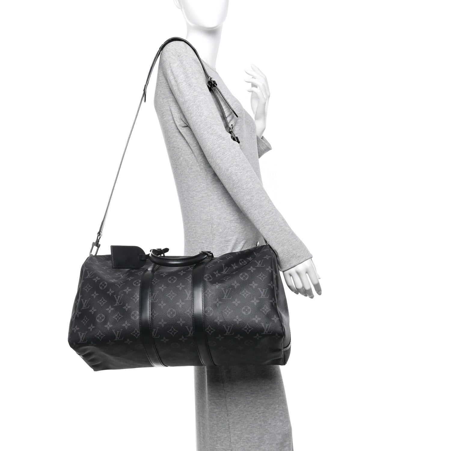 Louis Vuitton Monogram Eclipse Keepall Bandouliere 45 2 of 10