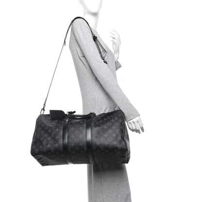 Louis Vuitton Monogram Eclipse Keepall Bandouliere 45 2 of 10