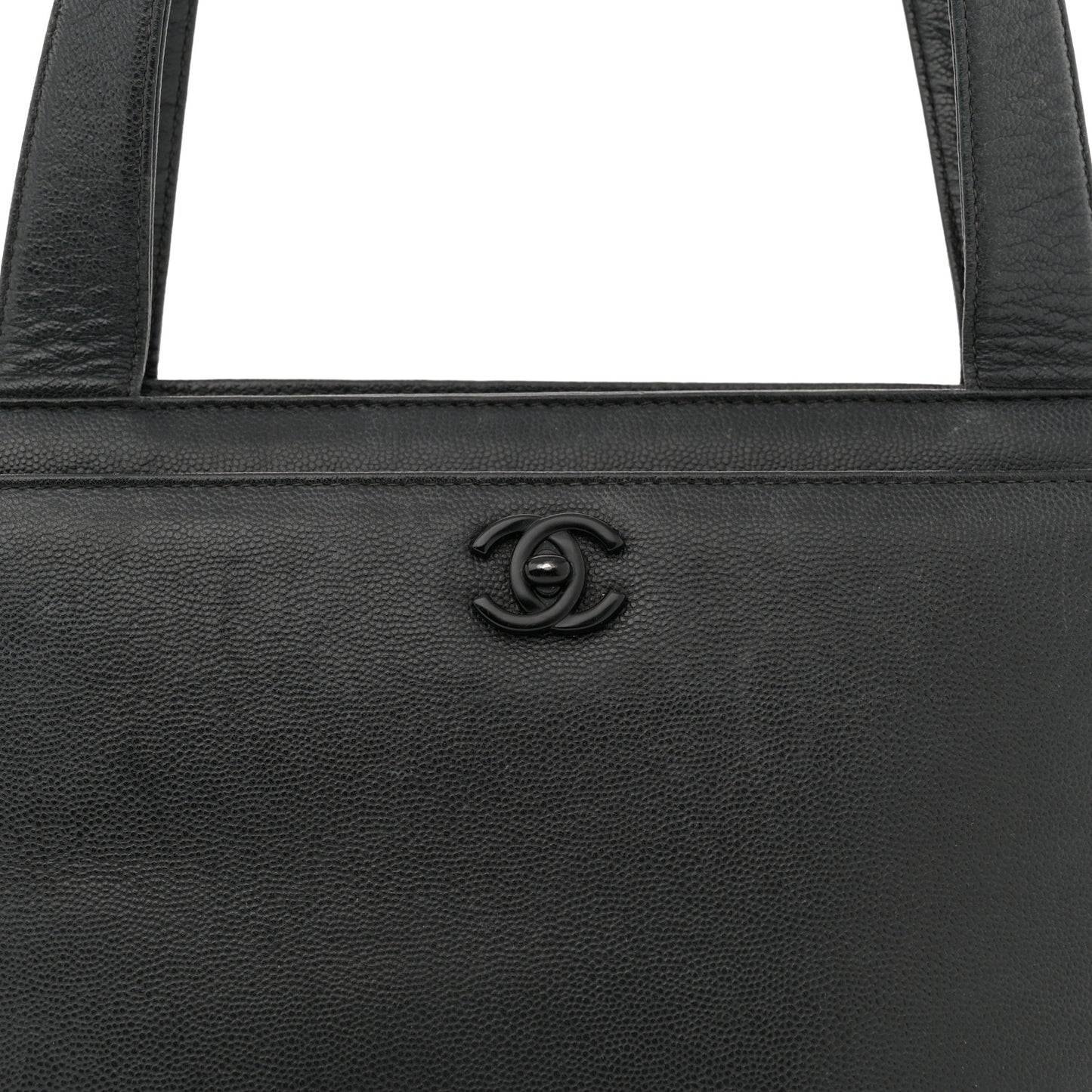 Caviar CC Shoulder Bag Black