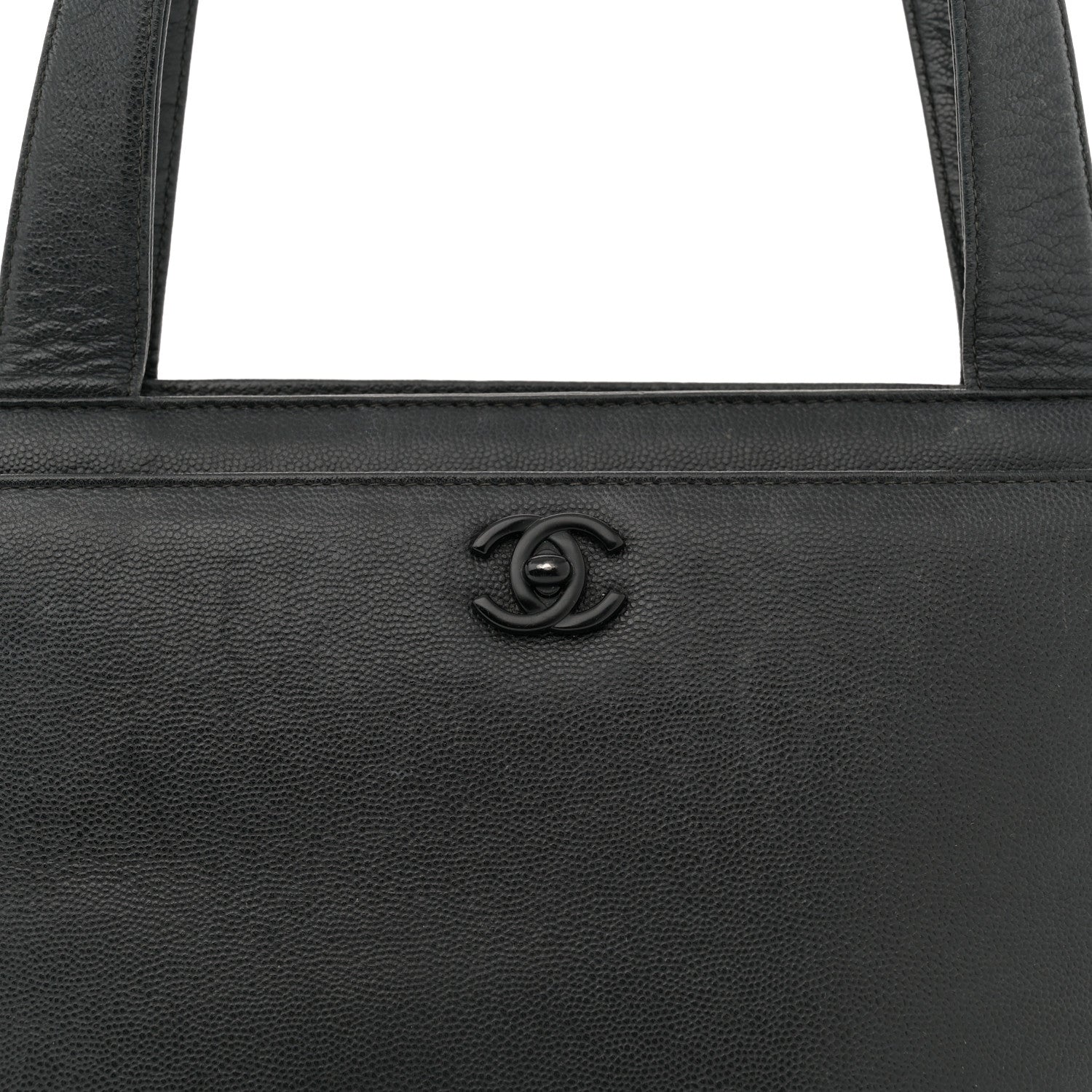 Chanel Caviar CC Shoulder Bag Black 9 of 17