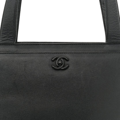 Chanel Caviar CC Shoulder Bag Black 9 of 17