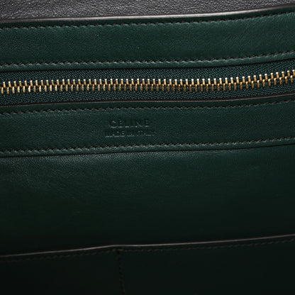 Celine Smooth Calfskin Small Belt Cabas Phantom Dark Green 6 of 10