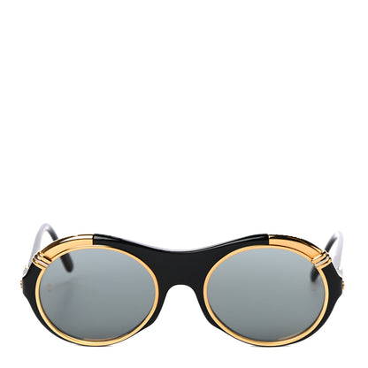 Cartier Vintage Diabolo Sunglasses 130 Black Gold 4 of 10