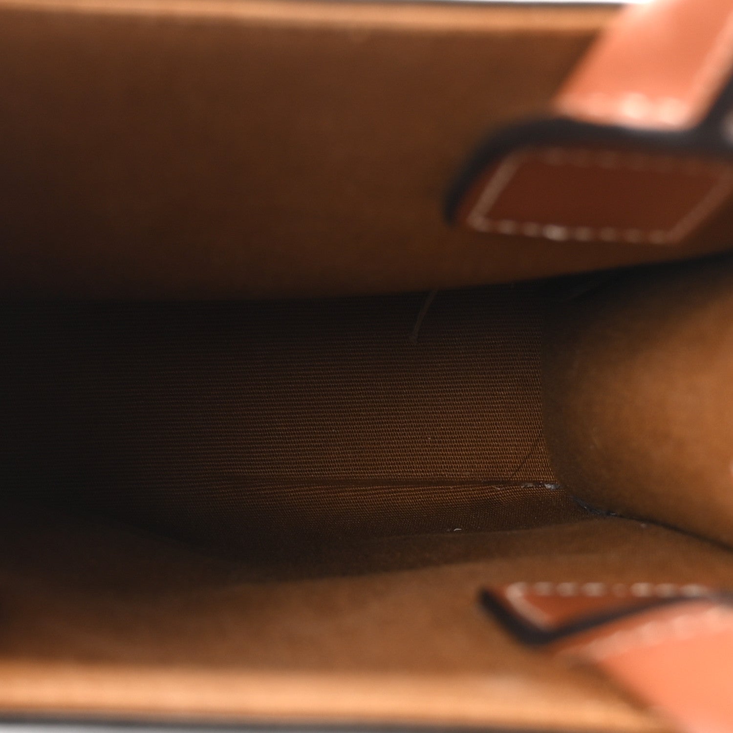 Celine Triomphe Canvas Calfskin Mini Vertical Cabas Tan 5 of 9