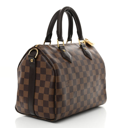 Louis Vuitton Damier Ebene Speedy Bandouliere 25 3 of 11