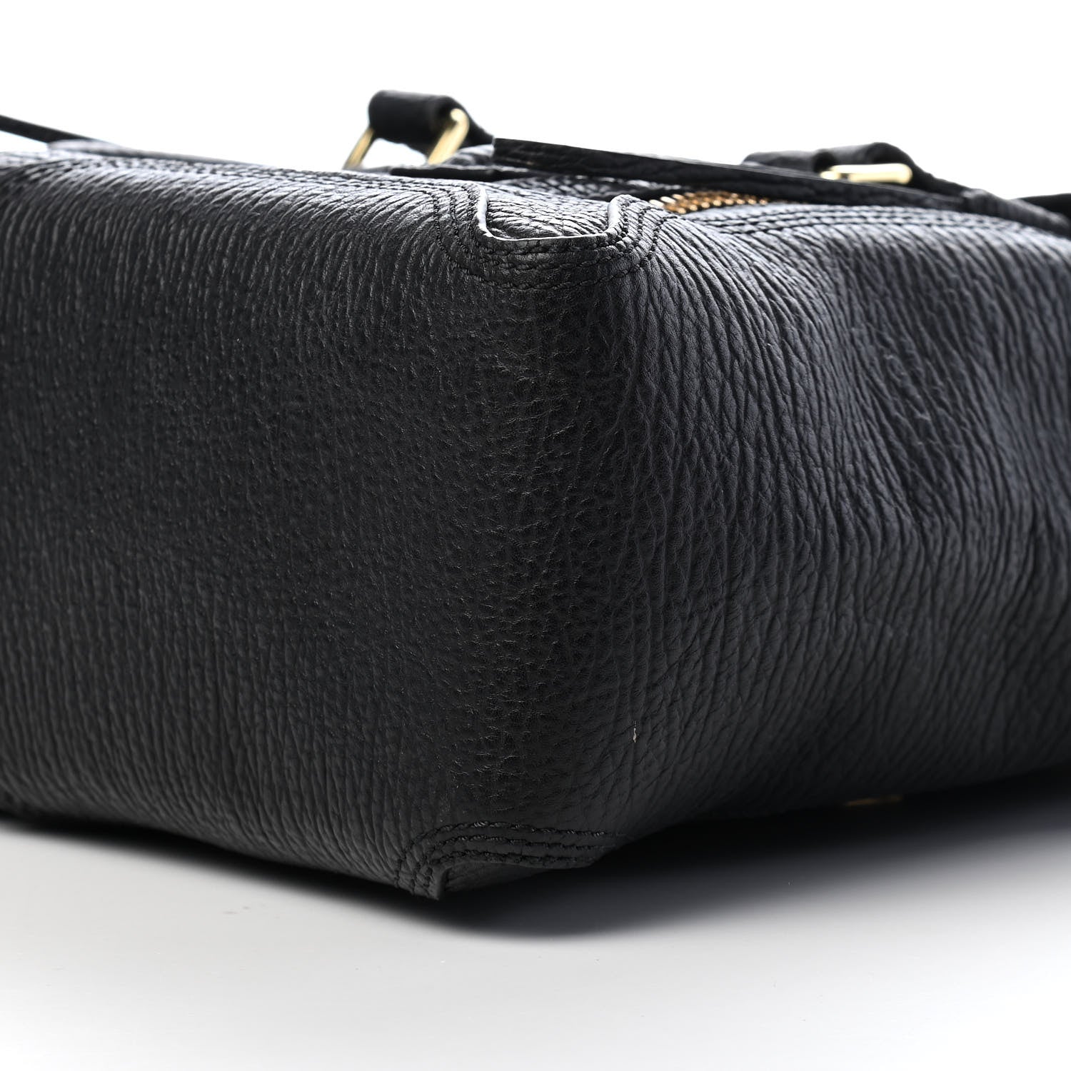 3.1 Phillip Lim Textured Calfskin Medium Pashli Satchel Black 8 of 9