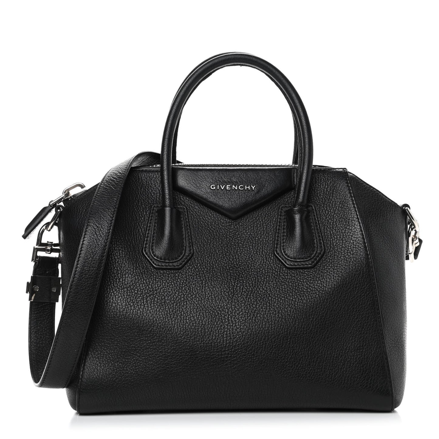Sugar Goatskin Small Antigona Black
