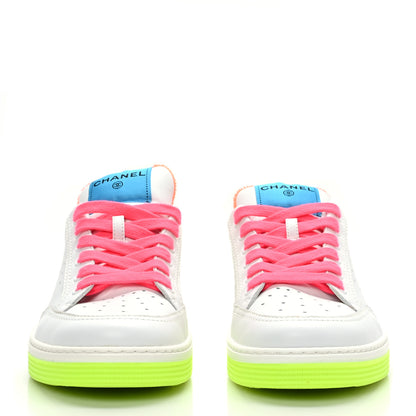 Chanel Calfskin Womens Logo Sneakers 39 Multicolor 2 of 8