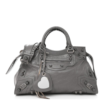 Balenciaga Agneau Arena Neo Cagole City Handbag Dark Grey 1 of 13