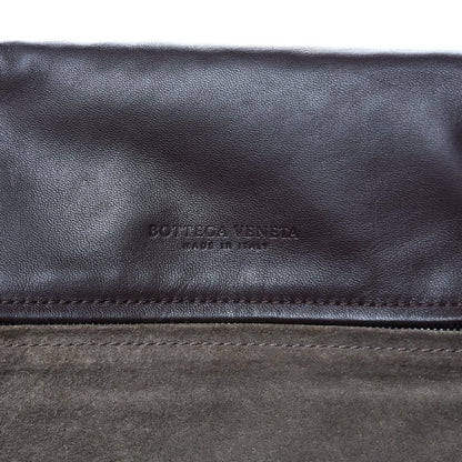 Bottega Veneta Nappa Intrecciato Messenger Bag Ebano 6 of 14