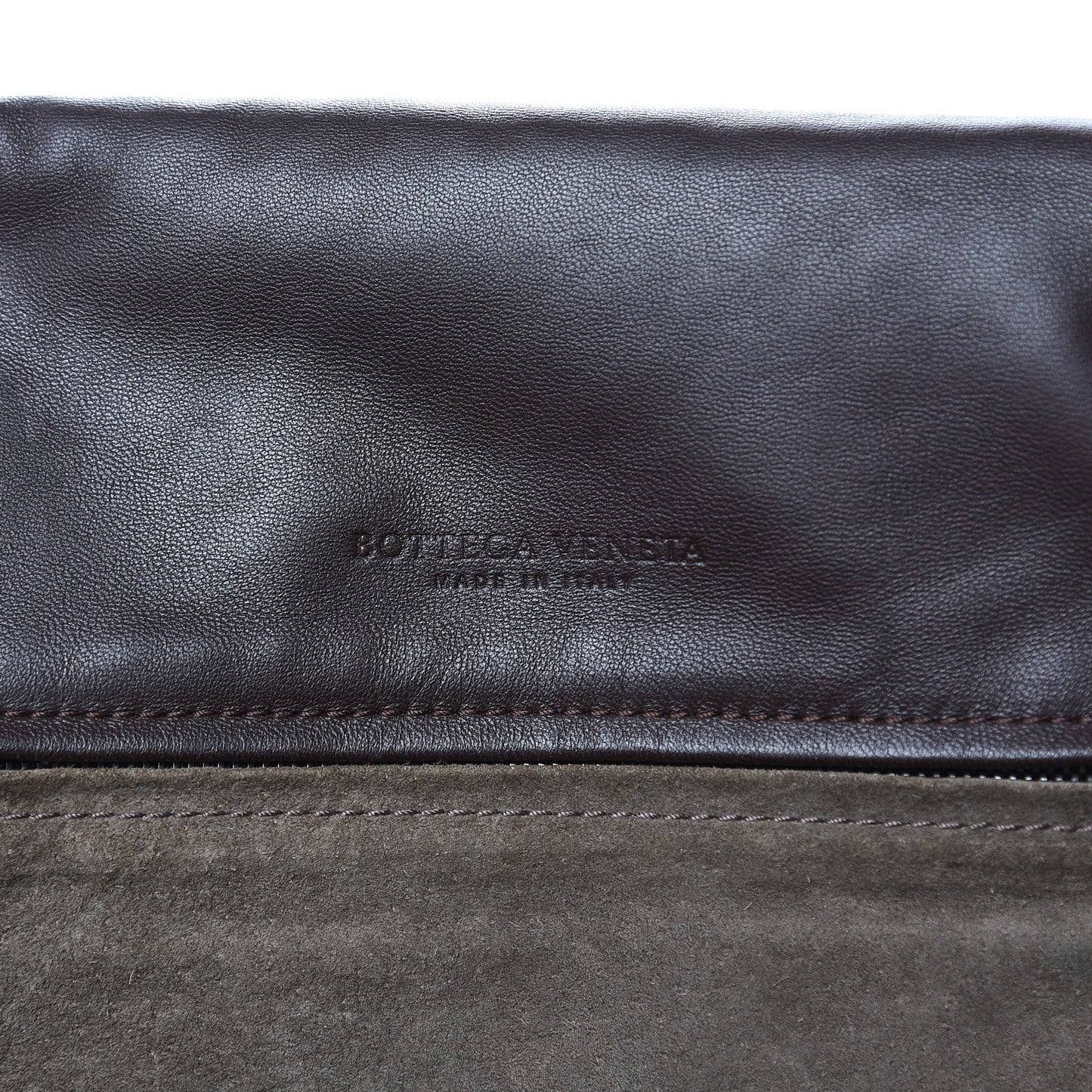 Nappa Intrecciato Messenger Bag Ebano
