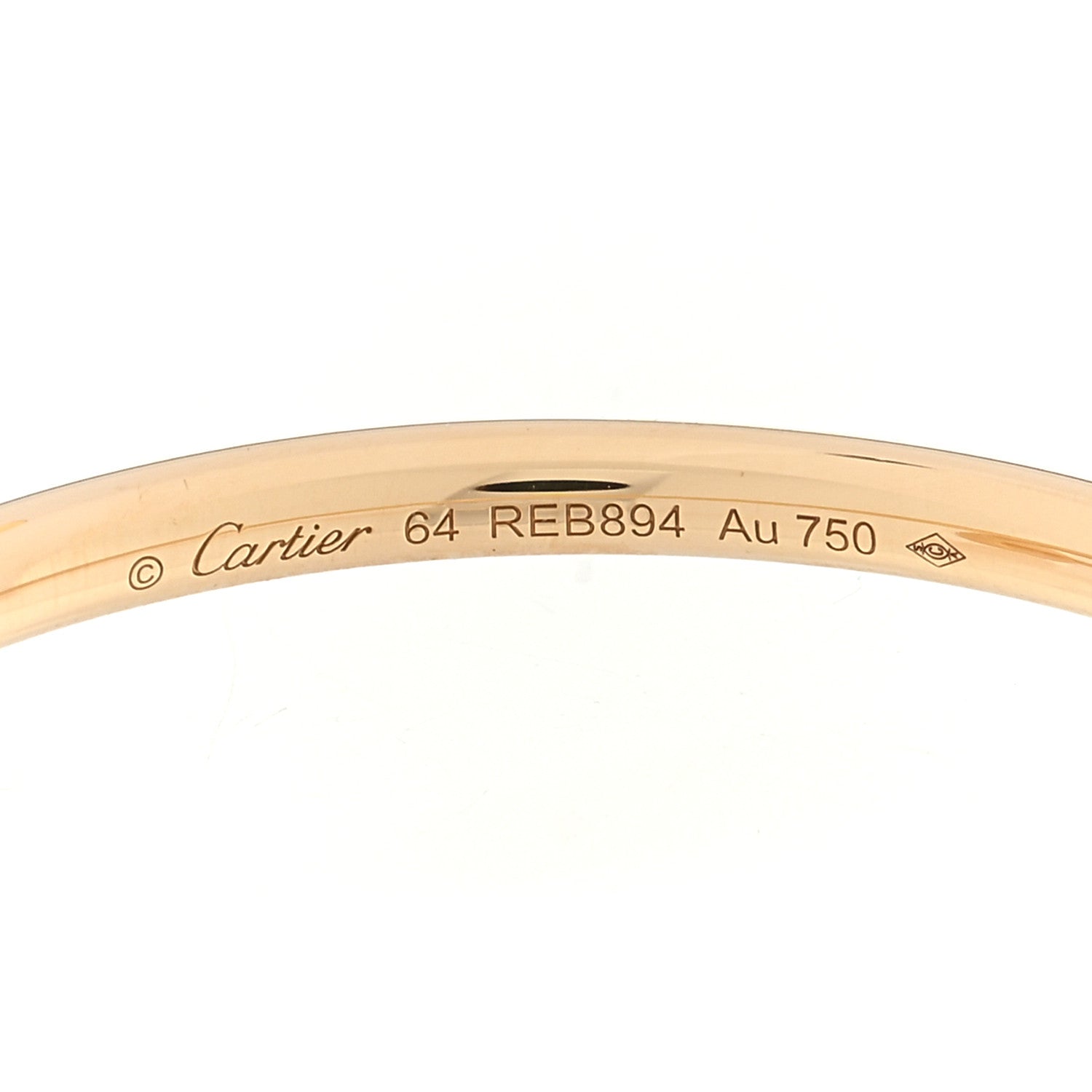 Cartier 18K Yellow Gold Small Juste Un Clou Ring 64 10.75 4 of 5