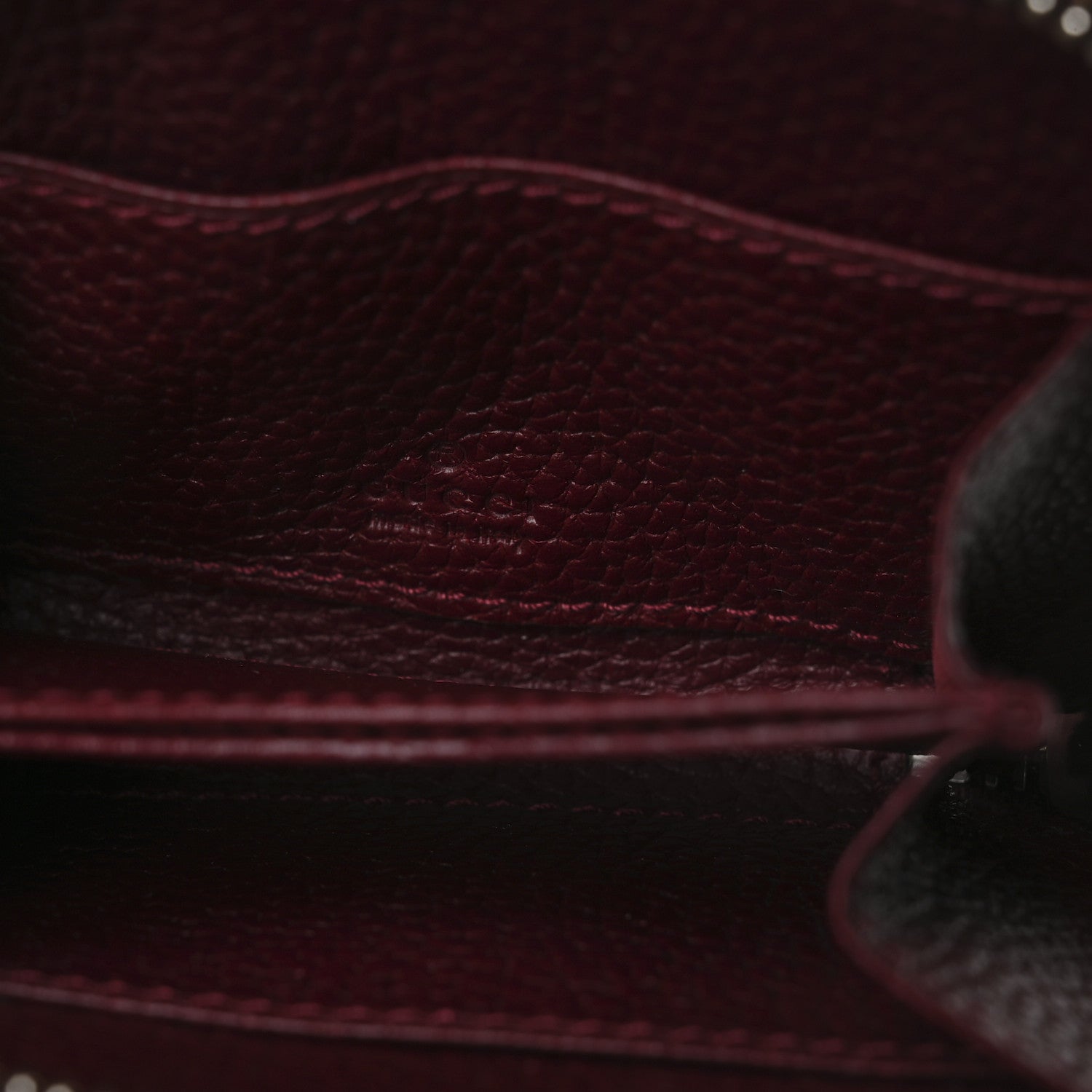 Gucci GG Supreme Shadow Zip Around Wallet Rosso Ancora Red 6 of 8