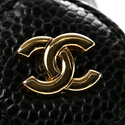 Chanel Caviar Vanity Cosmetic Case Black 14 of 14