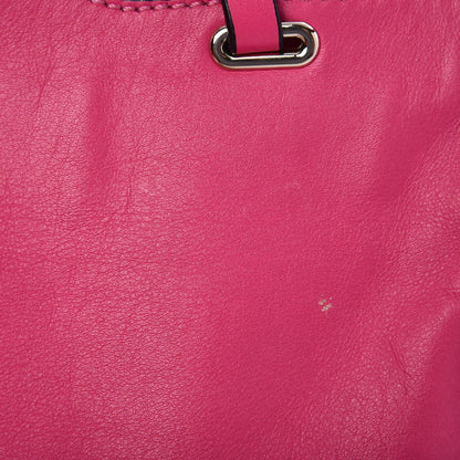 Valentino Garavani Vitello Medium Rockstud Tote Pop Fuxia 17 of 19
