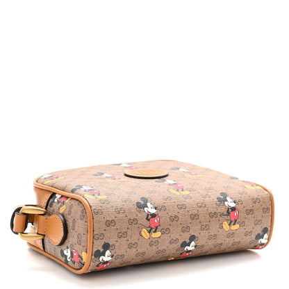 Gucci X DISNEY Mini Vintage GG Supreme Monogram Mickey Mouse Shoulder Bag Beige Vintage Sun Oil 4 of 10