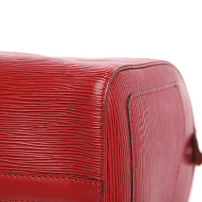 Louis Vuitton Epi Speedy 30 Castillan Red 11 of 17