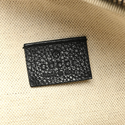 Gucci Grained Calfskin Logo Belt Bag Black 6 of 9