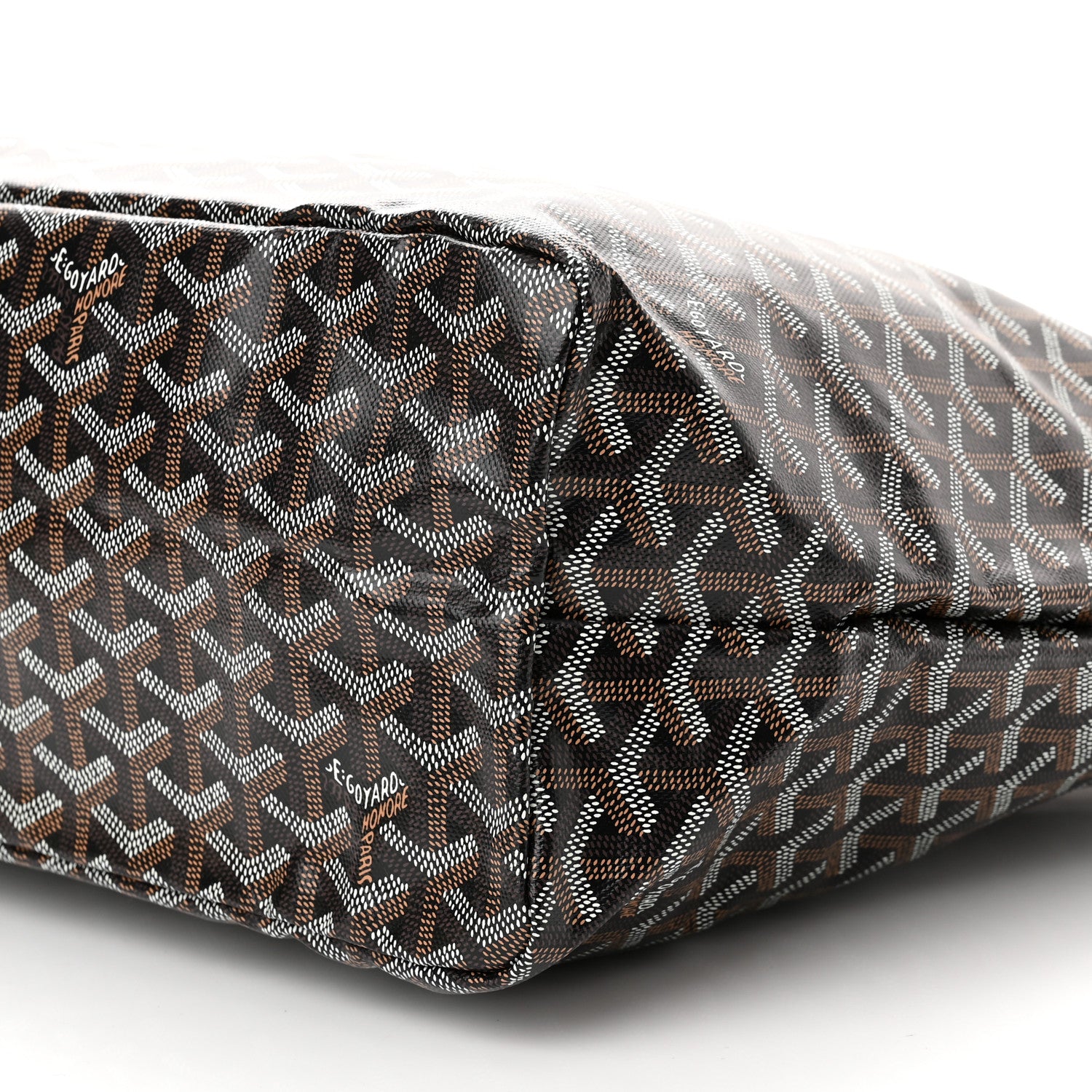 Goyard Goyardine Saint Louis PM Black Gold 9 of 9