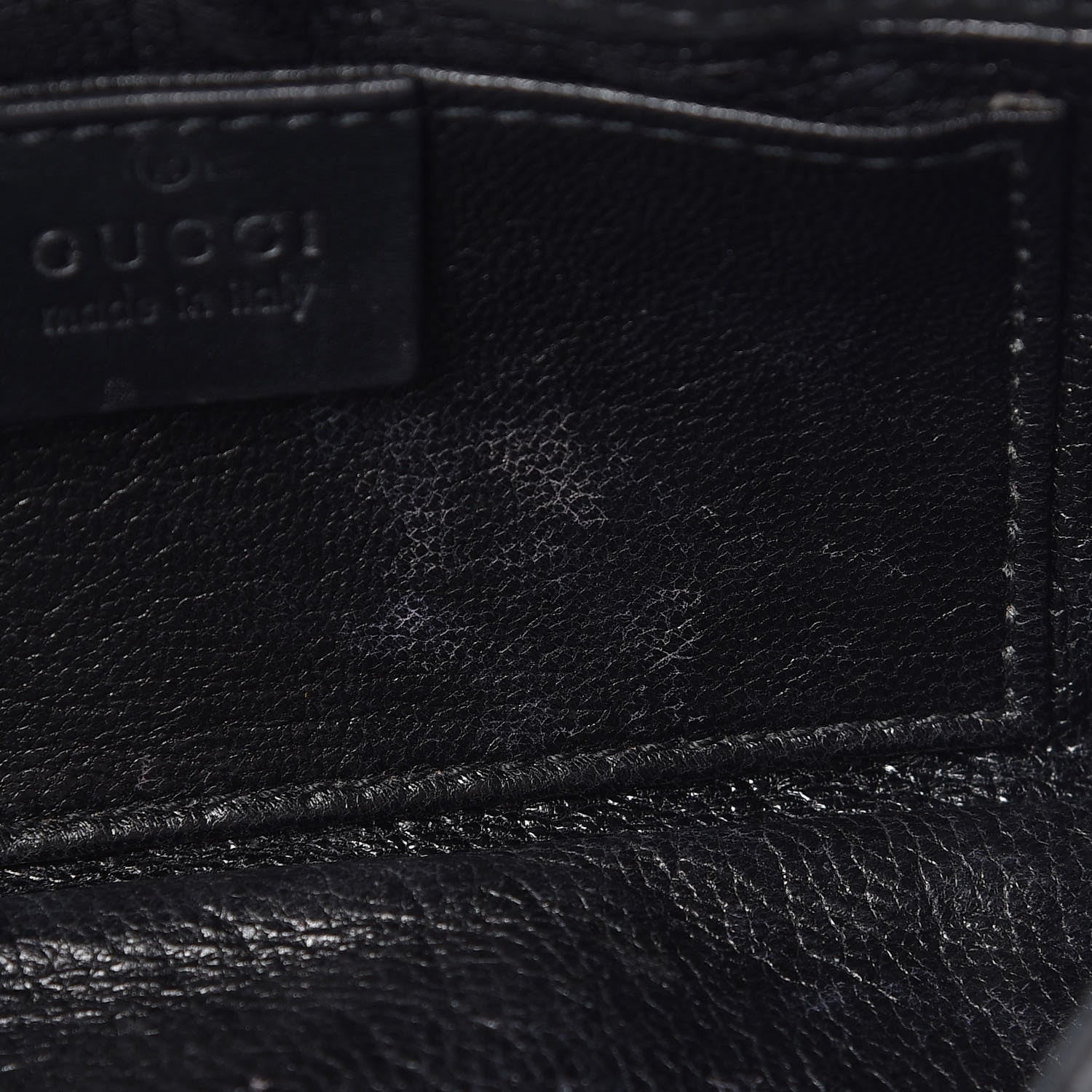 Gucci Suede Studded Horsebit Clutch Bag Black 8 of 24
