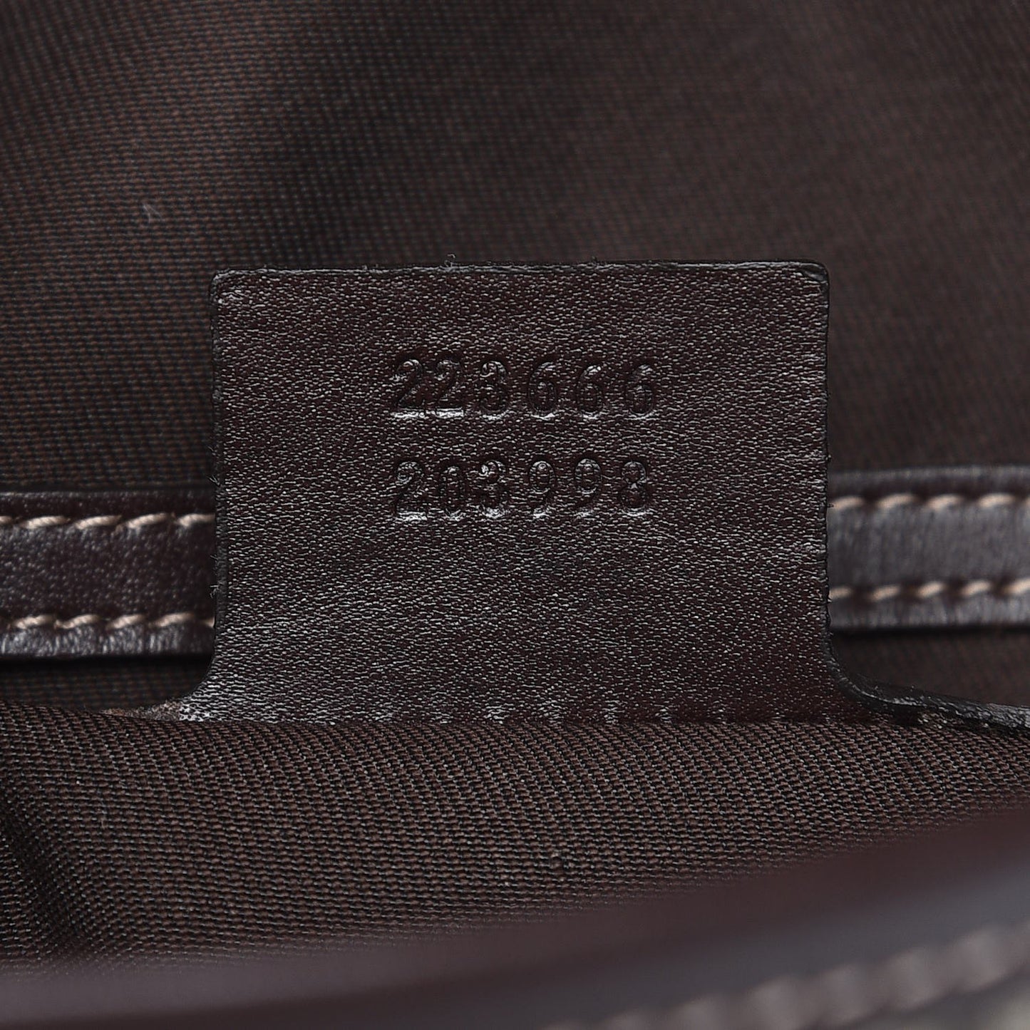 GG Supreme Monogram Selleria Calfskin Small Flap Messenger Bag Beige Ebony Cocoa Dark Chocolate