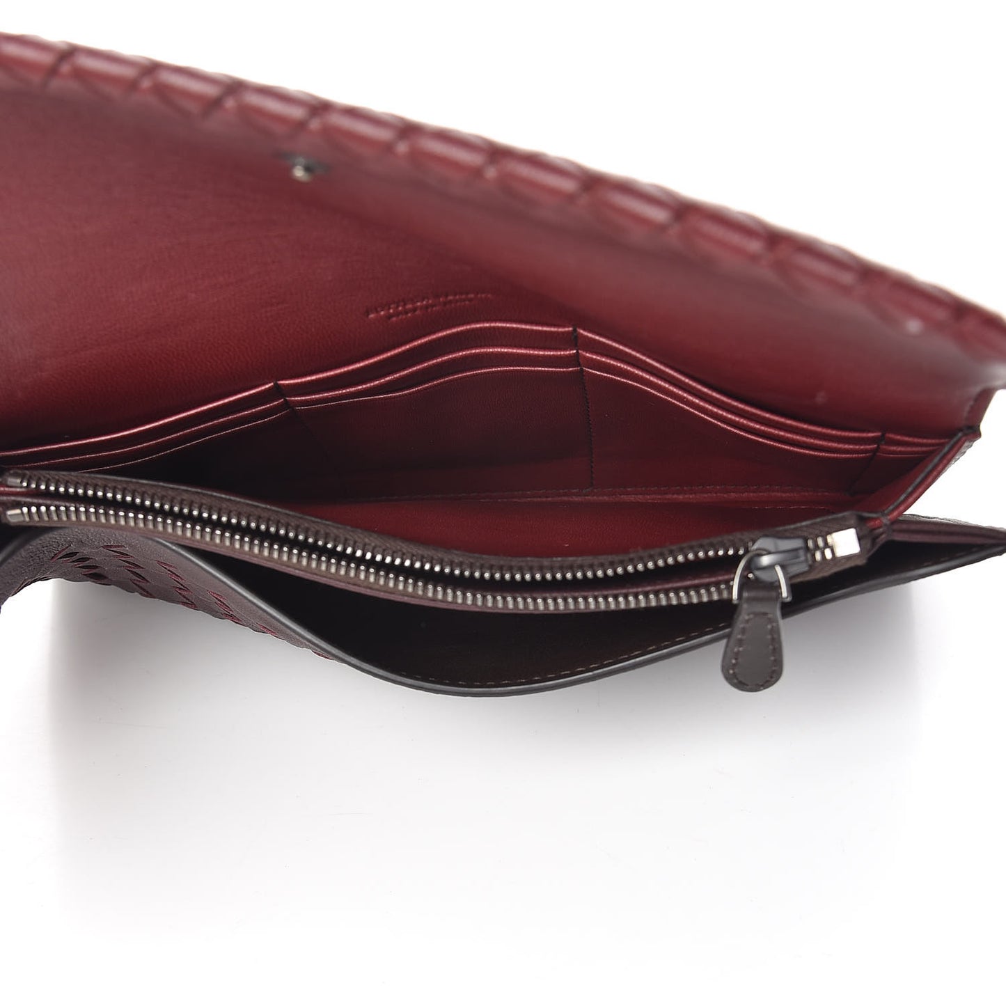 Nappa Intrecciato Wallet Bag Gigolo Red