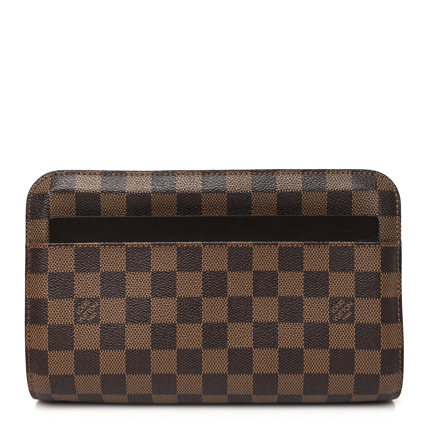 Louis Vuitton Damier Ebene Pochette Saint Louis Clutch 1 of 9
