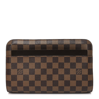 Louis Vuitton Damier Ebene Pochette Saint Louis Clutch 1 of 9