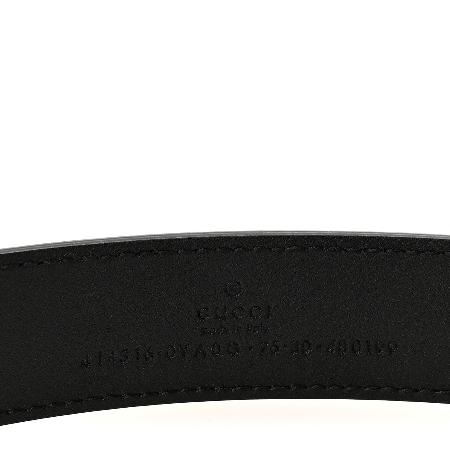 Calfskin Double G 30mm Belt 75 30 Black