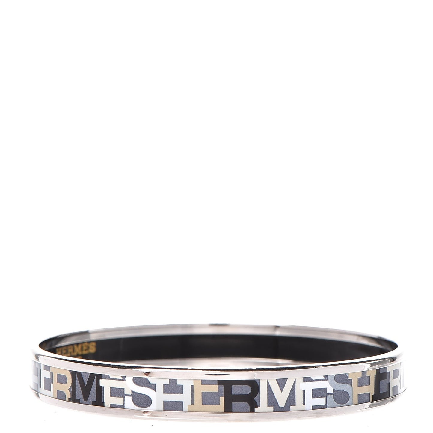 Enamel Printed Narrow Capitales Bracelet 65