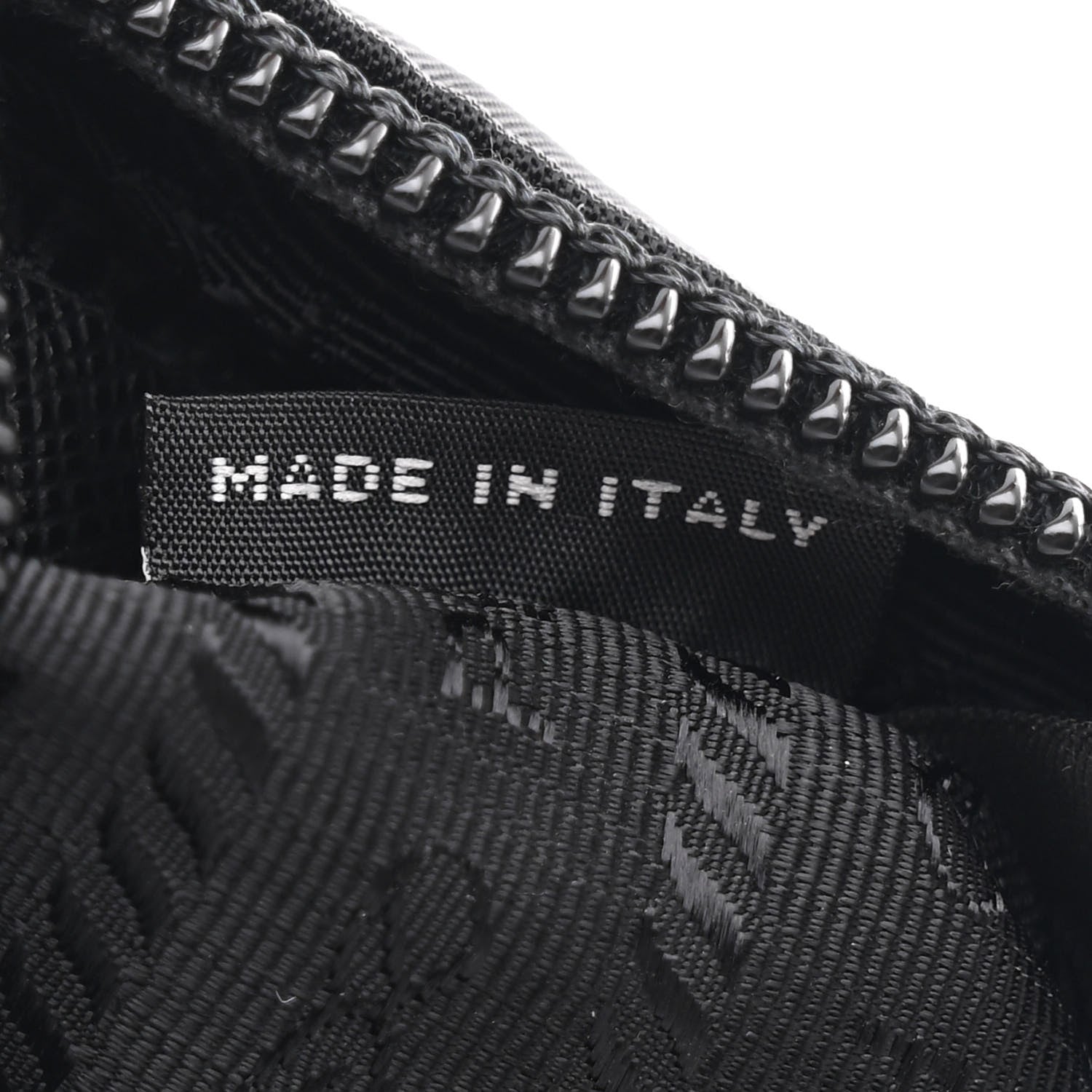 Prada Tessuto Nylon Pochette Bag Black 7 of 11