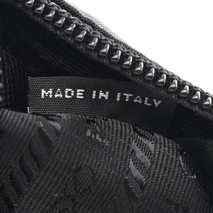 Prada Tessuto Nylon Pochette Bag Black 7 of 11