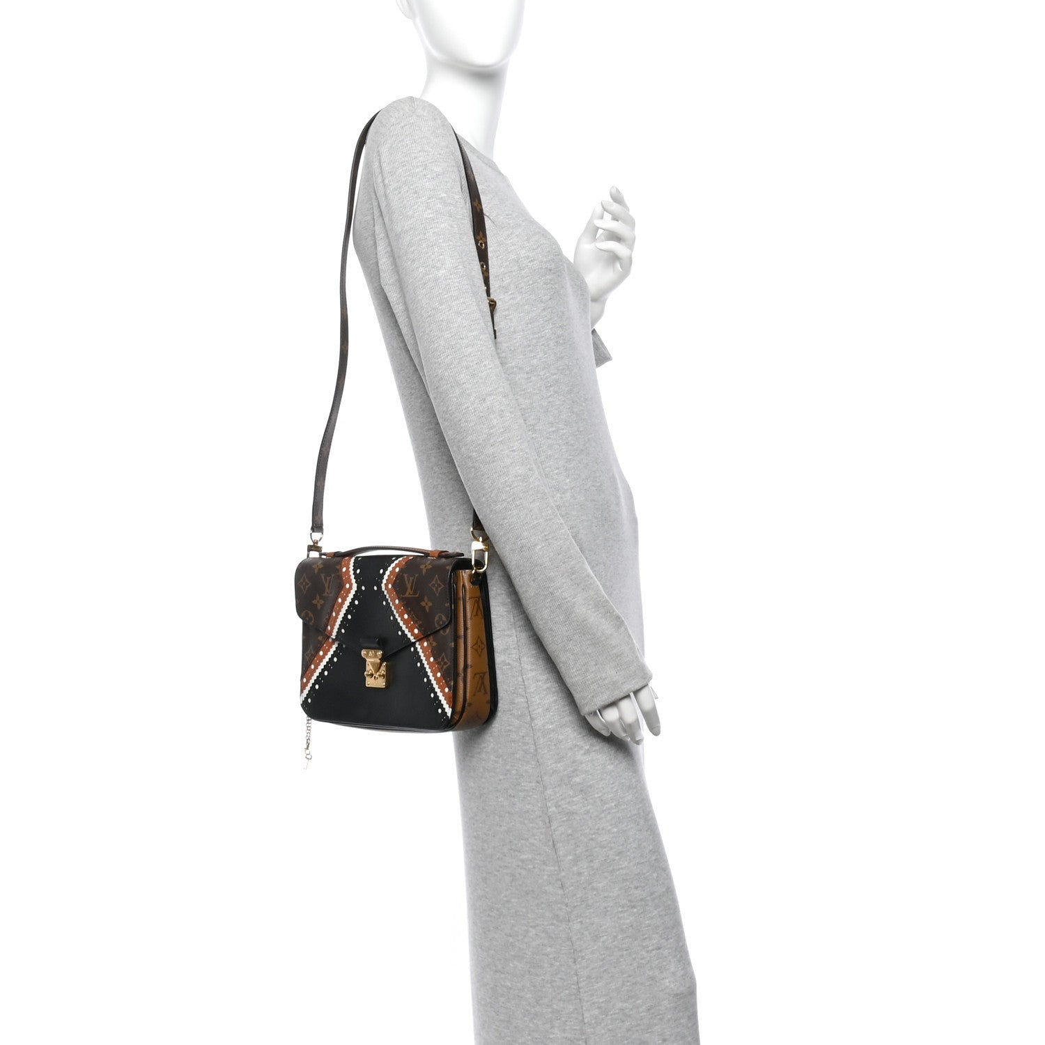 Louis Vuitton Monogram Brogue Pochette Metis 2 of 10