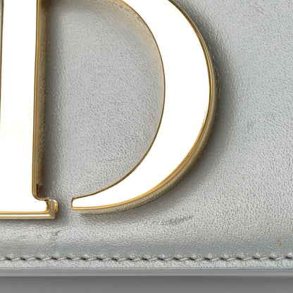 Christian Dior Smooth Calfskin 30 Montaigne Flap Bag Gray 12 of 13