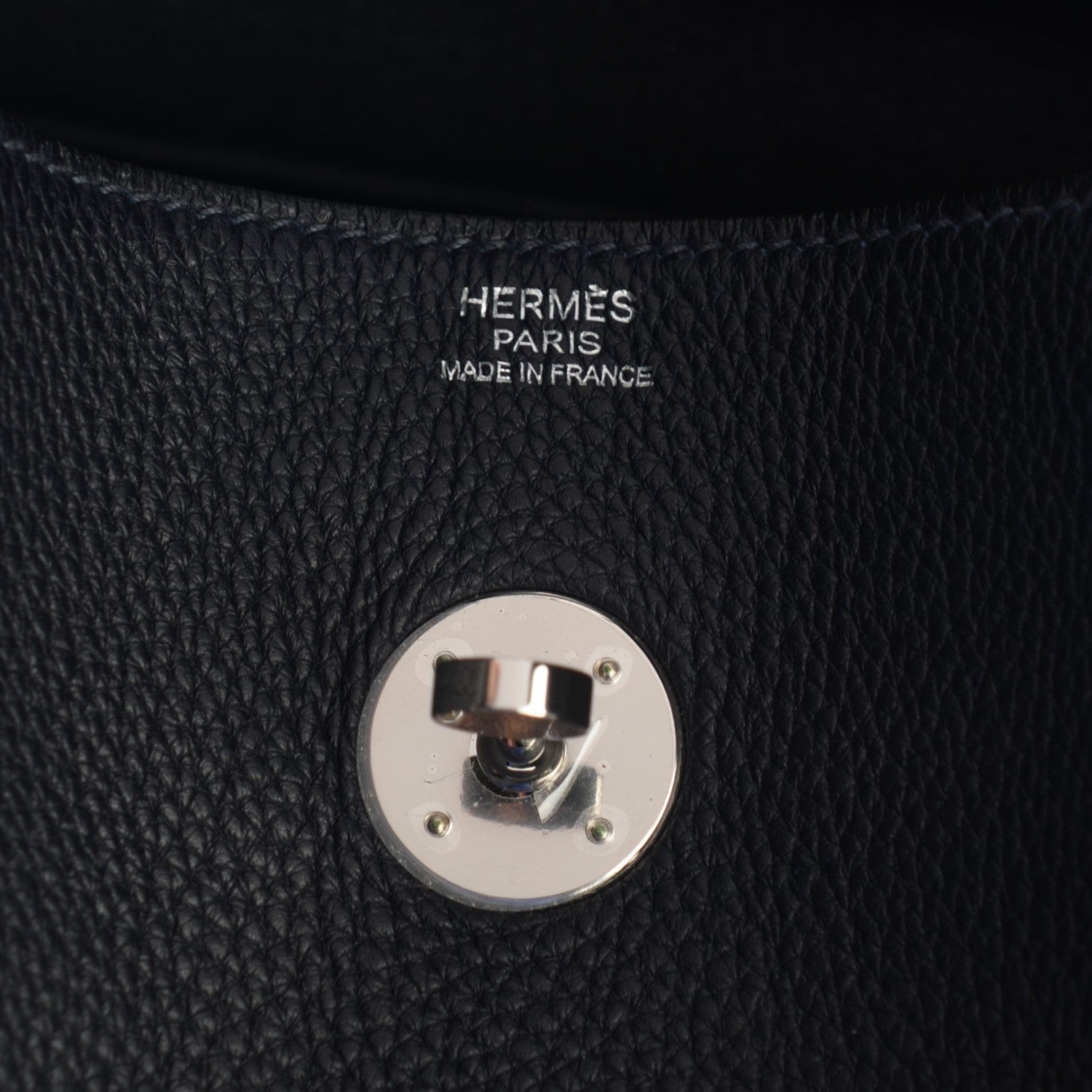 Hermes Taurillon Clemence Lindy 34 Indigo 6 of 9