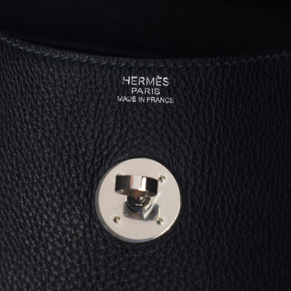 Hermes Taurillon Clemence Lindy 34 Indigo 6 of 9