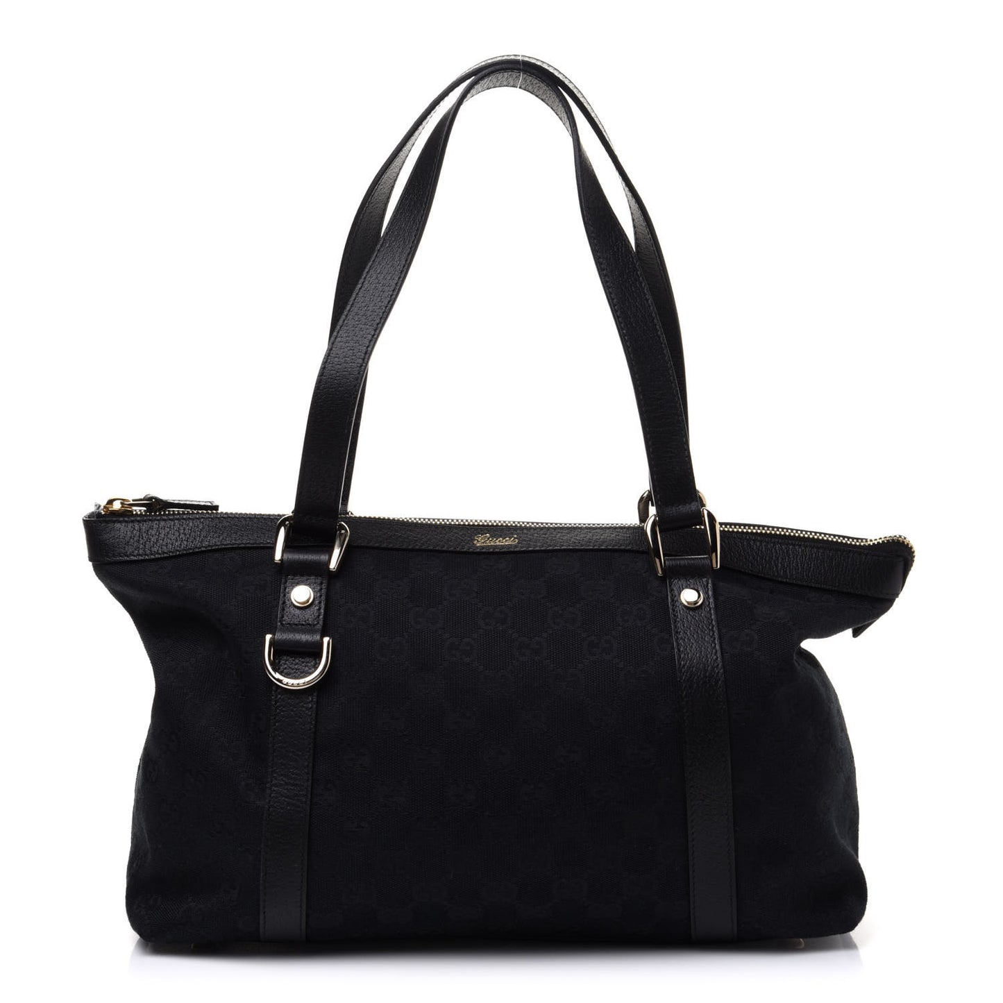 Monogram Abbey Medium Tote Black