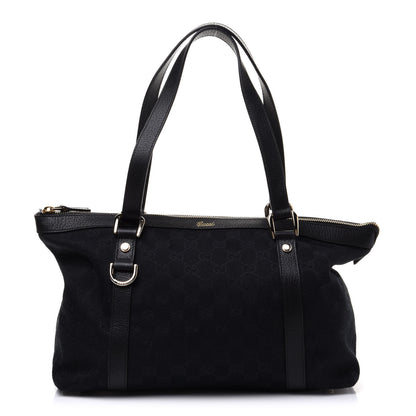 Gucci Monogram Abbey Medium Tote Black 1 of 12