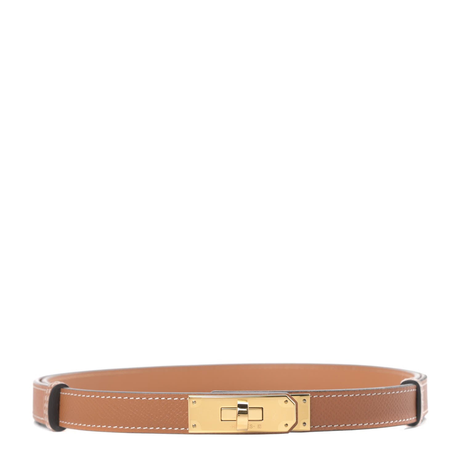 Hermes Epsom Kelly Belt Gold 1 of 5