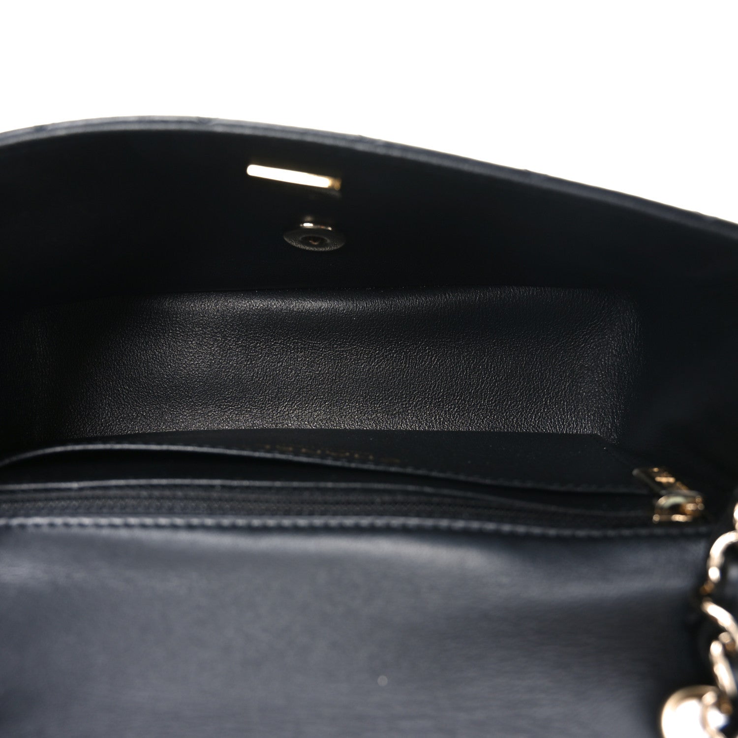 Chanel Lambskin Quilted Mini Rectangular Flap Black 5 of 11