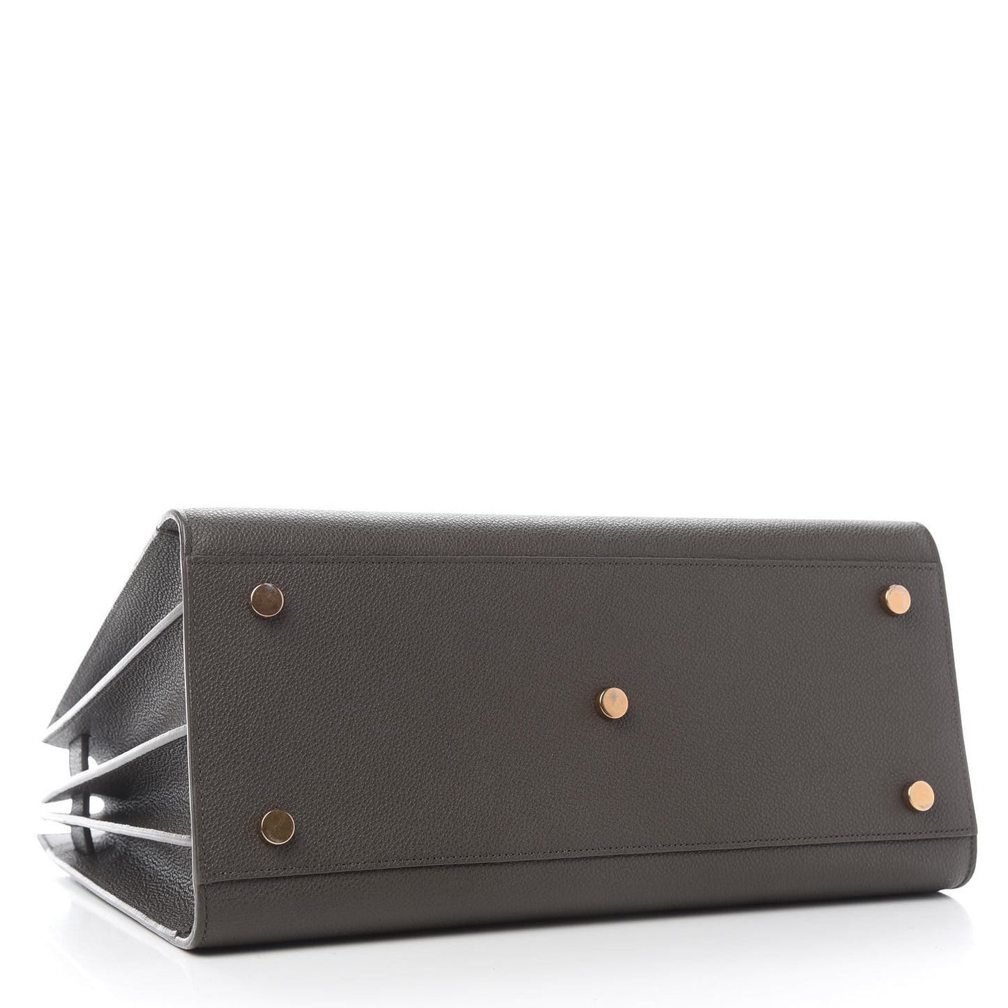 Grained Calfskin Small Sac De Jour Dark Anthracite