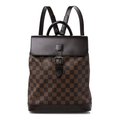 Louis Vuitton Damier Ebene Soho Backpack 1 of 17