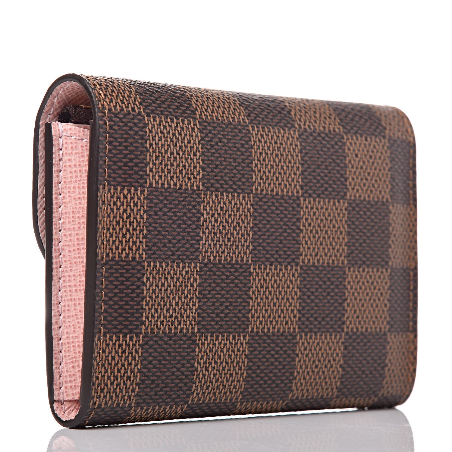 Louis Vuitton Damier Ebene Rosalie Coin Purse Rose Ballerine 3 of 8