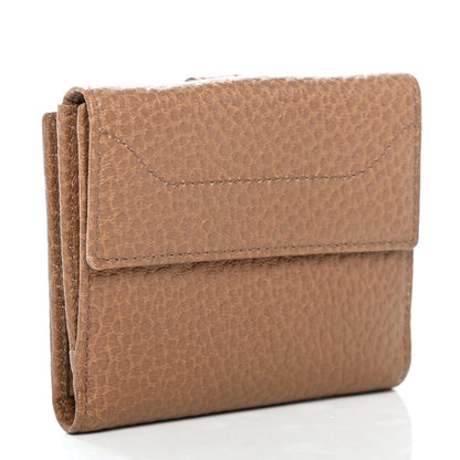 Gucci Pebbled Calfskin Jackie French Wallet Beige 2 of 4