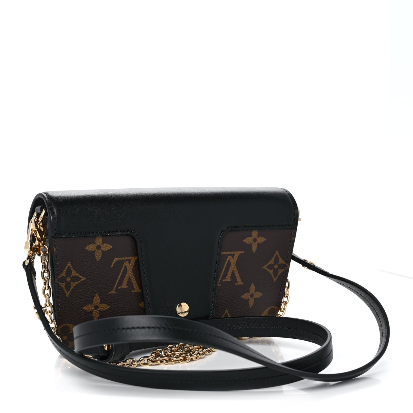 Monogram Padlock On Strap Black