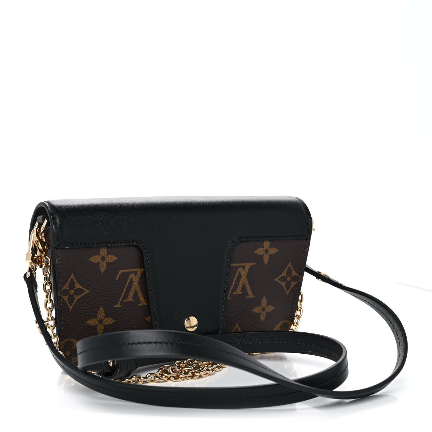 Louis Vuitton Monogram Padlock On Strap Black 3 of 9