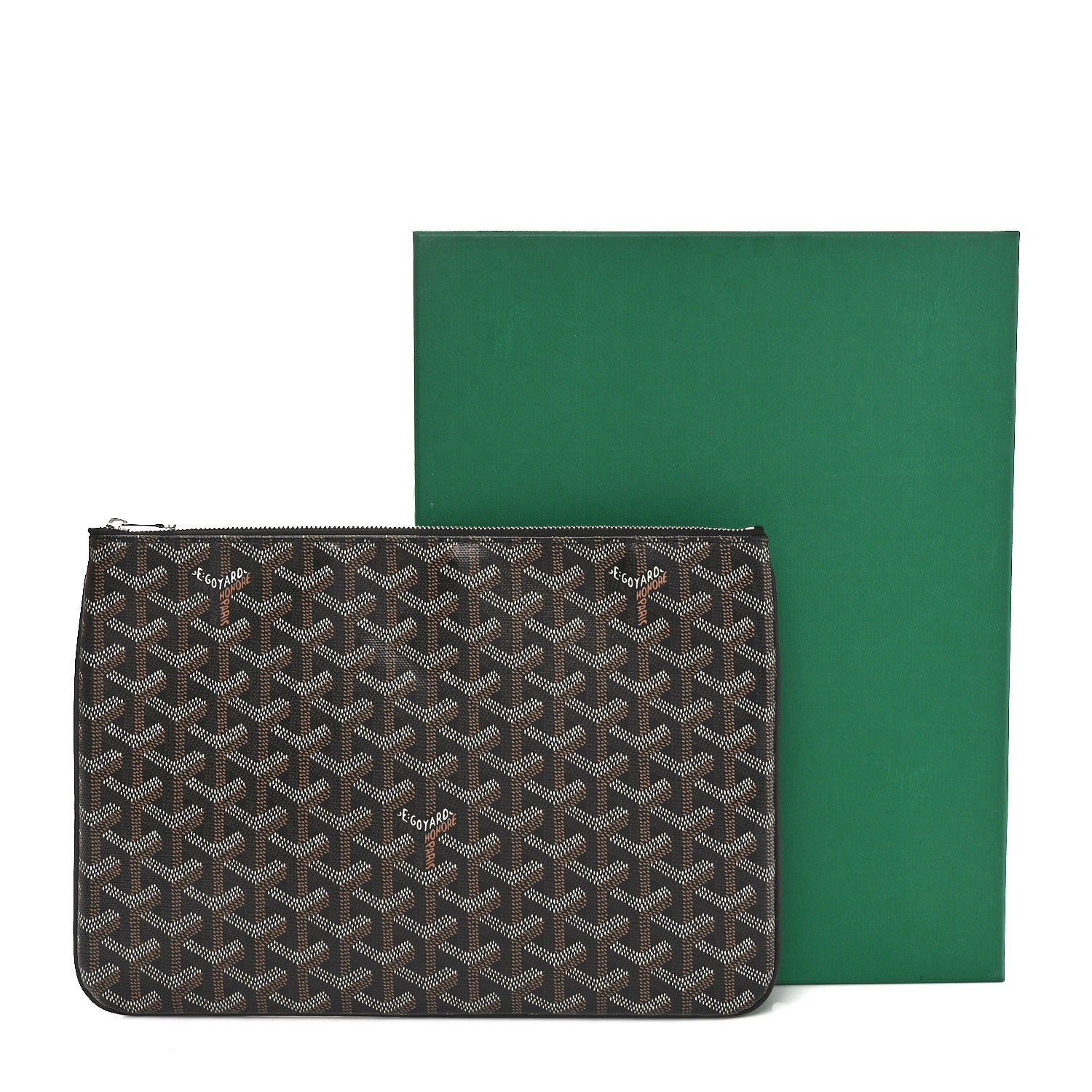 Goyard Goyardine Senat Pochette MM Black 8 of 8